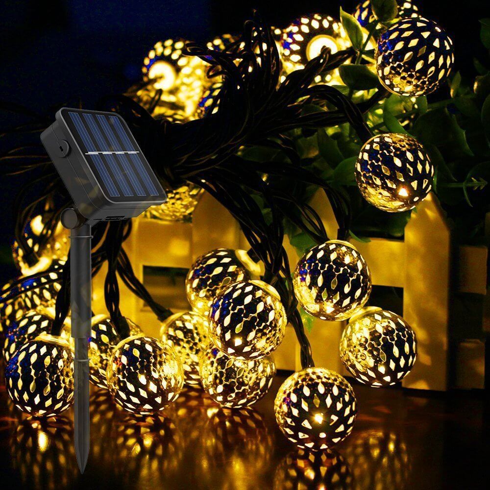 MiraGlow | Orientalische LED-Lichterkette mit Solarbetrieb