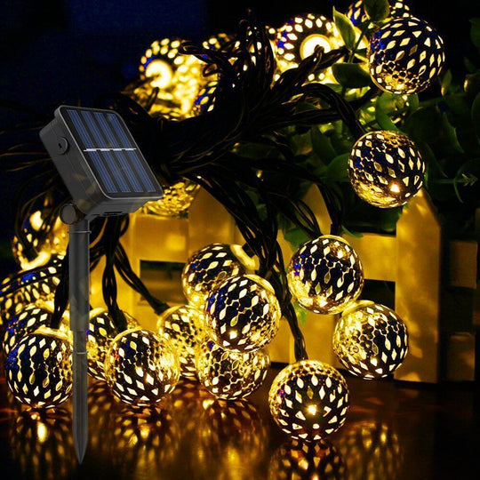 MiraGlow | Orientalische LED-Lichterkette mit Solarbetrieb