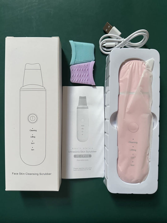 GlowScrub | Tiefenreinigung & Lifting Ultraschall-Gesichtstool