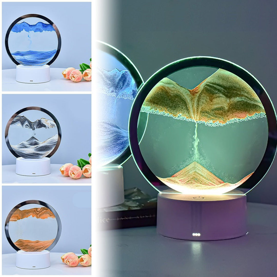 OceanSand | Faszinierende Tiefsee-Sandkunst Lampe1