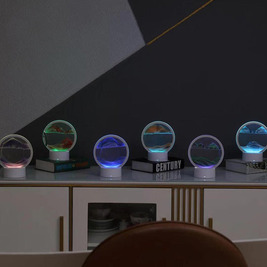 OceanSand | Faszinierende Tiefsee-Sandkunst Lampe3