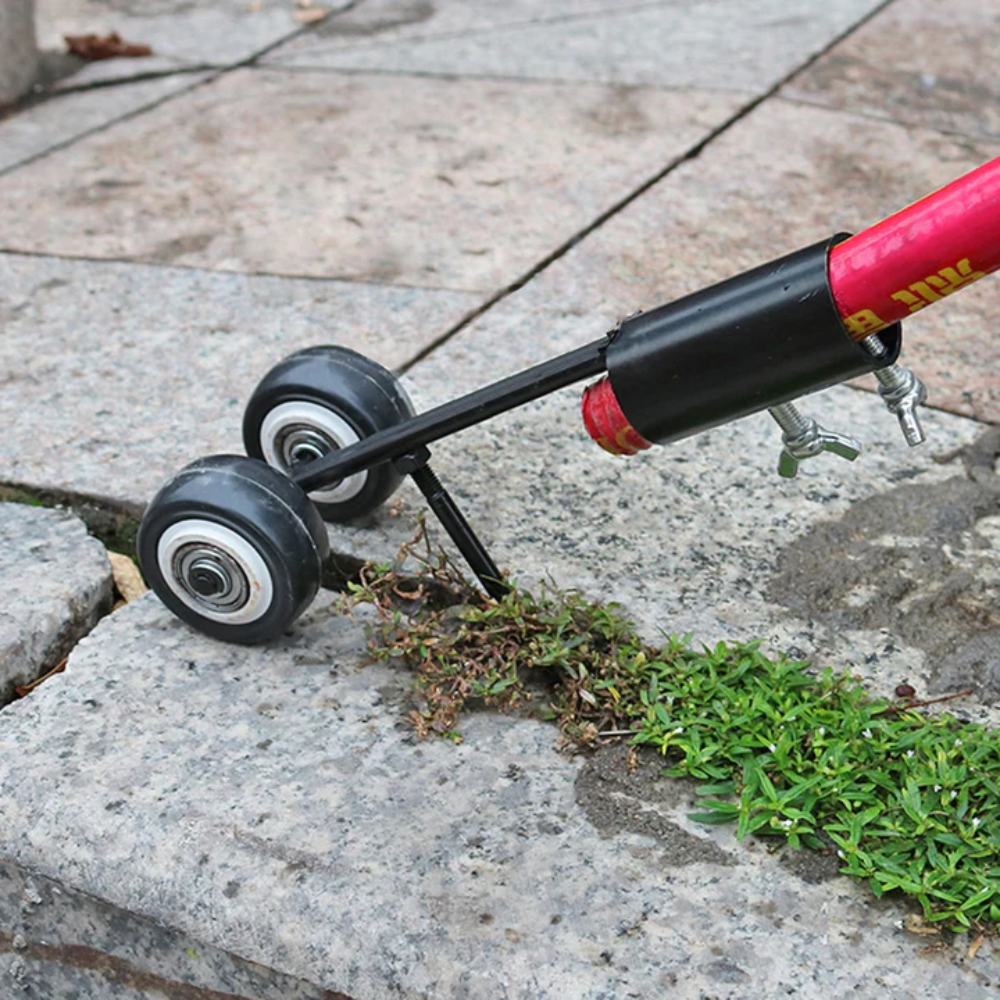 WeedScraper | Entfernen Sie Unkraut zwischen Fliesen, ohne sich bücken zu müssen