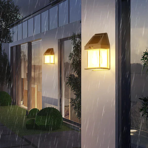 SunLume | Moderne & Luxuriöse Solar-Wandleuchte
