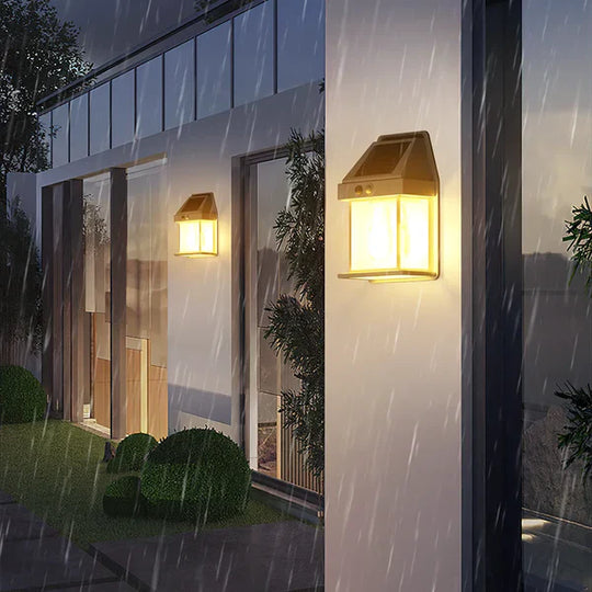 SunLume | Moderne & Luxuriöse Solar-Wandleuchte