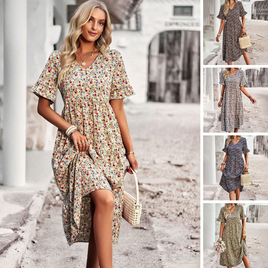 Paulina | Damen Sommer Strandkleid | Maxi2