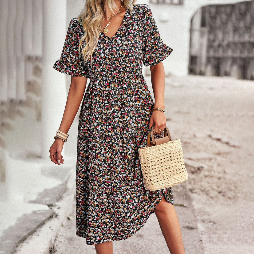 Paulina | Damen Sommer Strandkleid | Maxi4