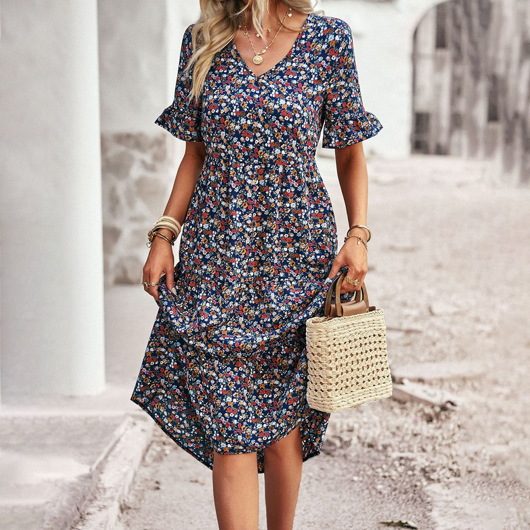 Paulina | Damen Sommer Strandkleid | Maxi5