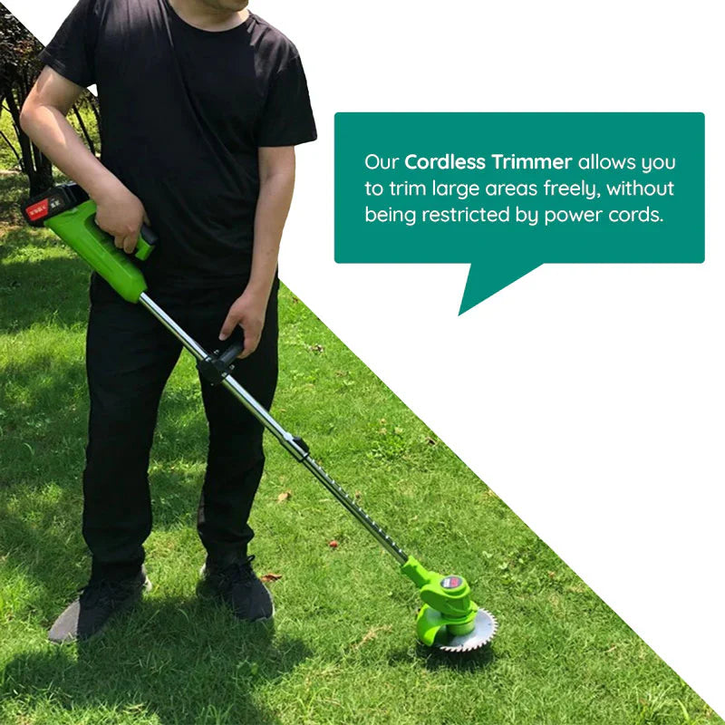 LawnPro | Verstellbarer Elektrotrimmer mit 18.000 U/min Motor