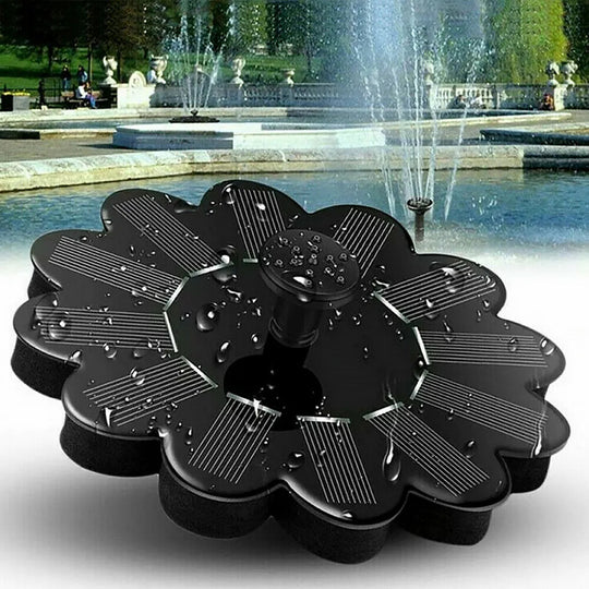 LilyShine | Blumenförmiger Wasserbrunnen für Teiche und Pools