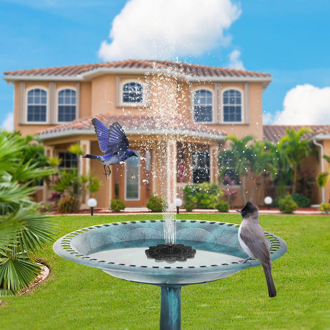 LilyShine | Blumenförmiger Wasserbrunnen für Teiche und Pools
