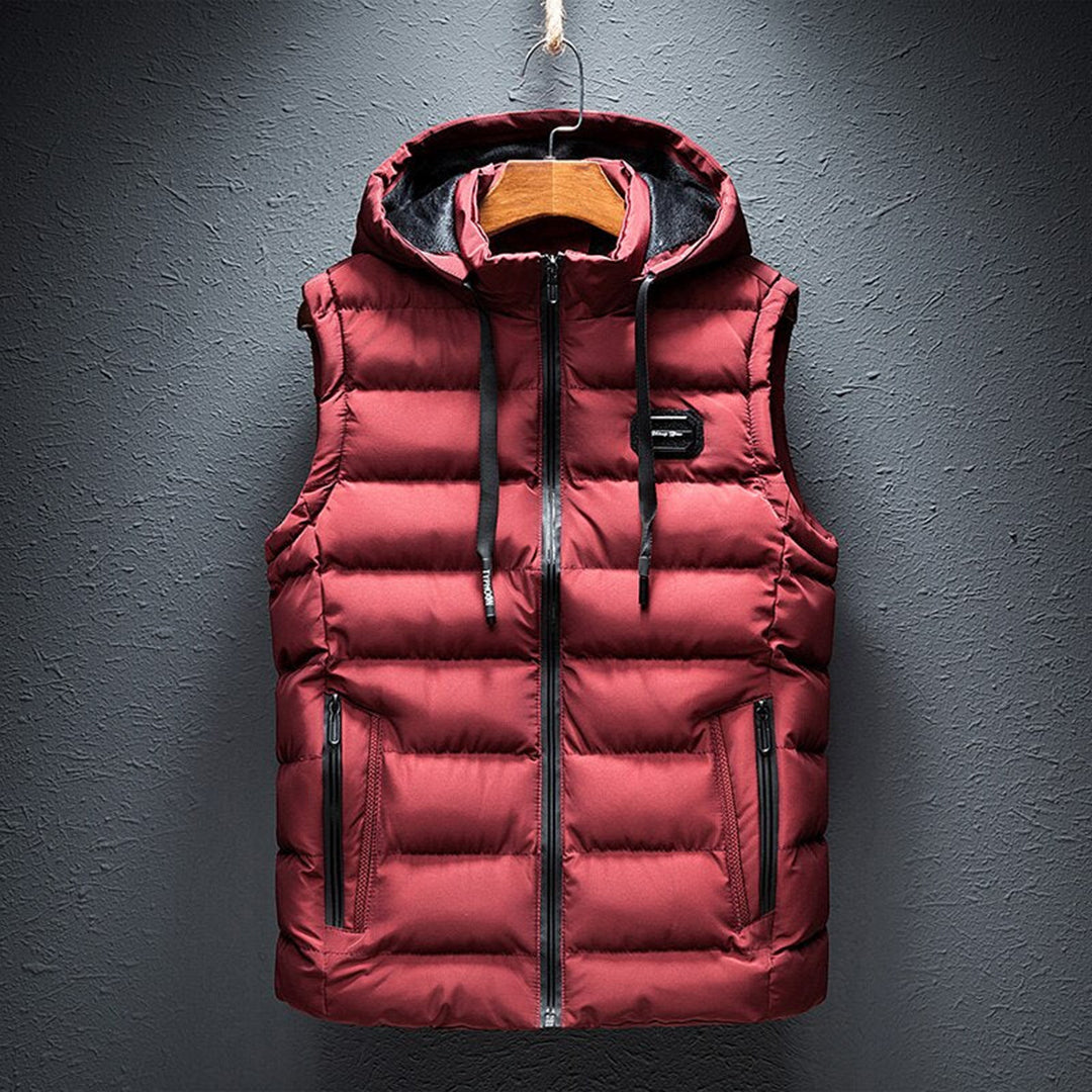 Variant image for Ettorio Herren Weste Schwarz - Premium Winterweste aus Baumwolle, Wolle und Polyester-33