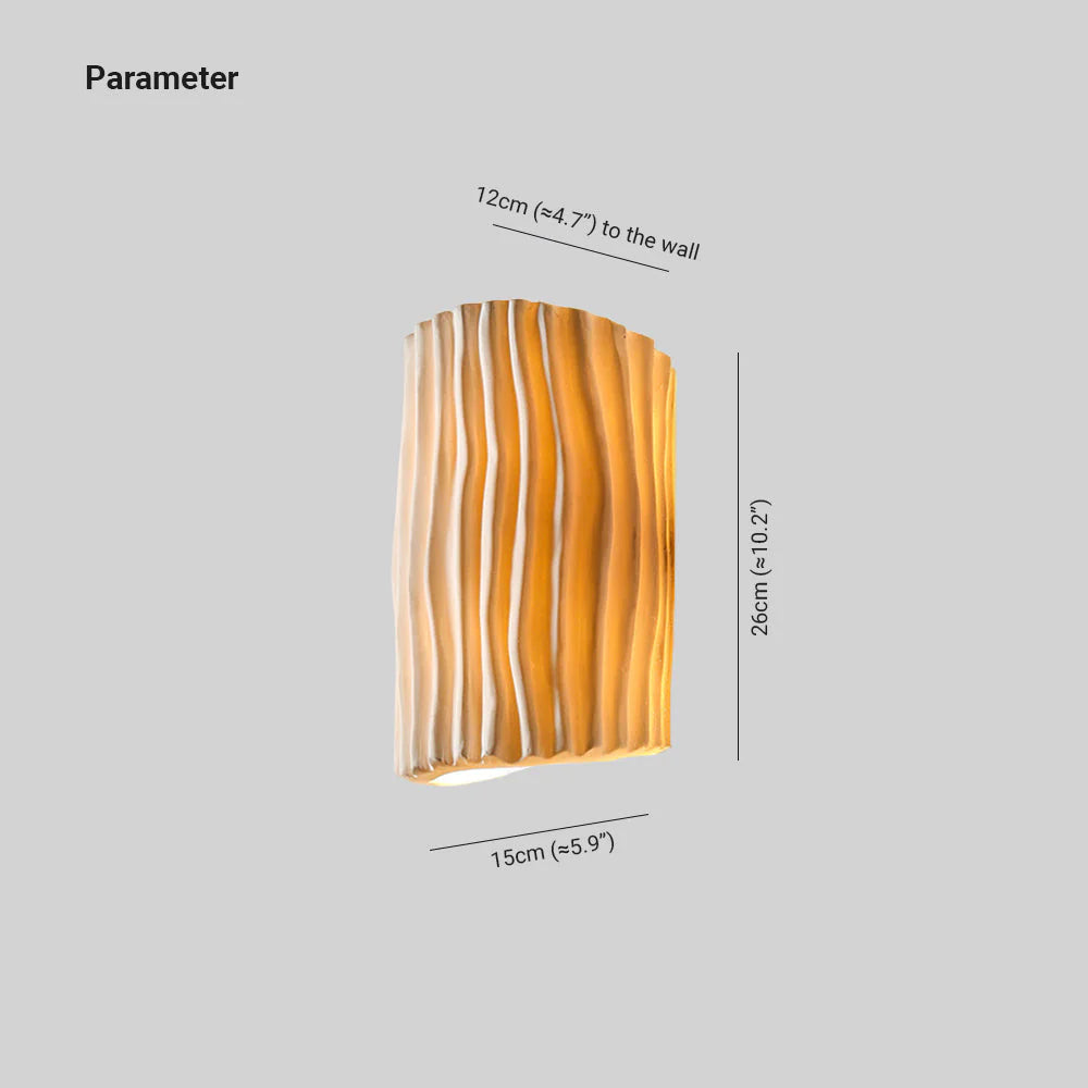 RippleGlow | Von der Natur inspirierte Ripple-Wandleuchte3