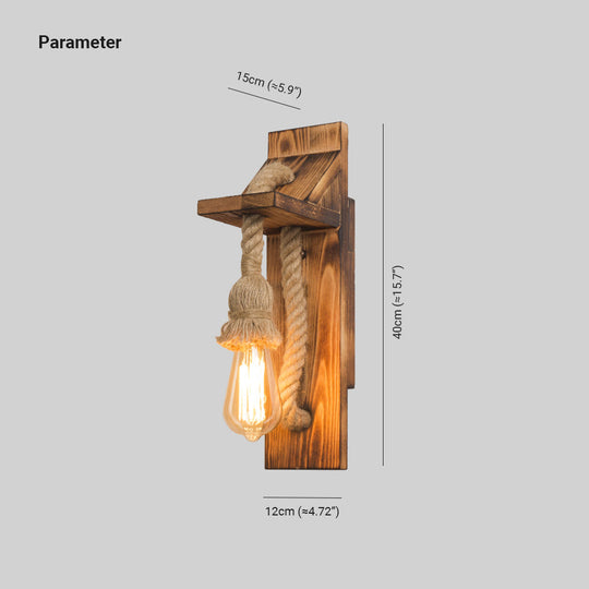 RopeBeam | Wandleuchte aus Holz und Seil7