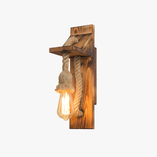 RopeBeam | Wandleuchte aus Holz und Seil8