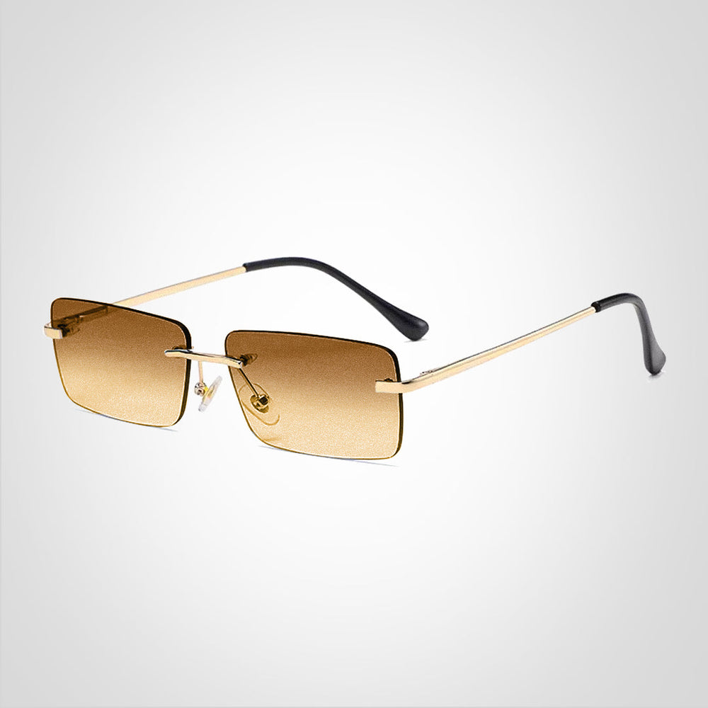 RoyalView | Randlose rechteckige Sonnenbrille – UV-Schutz & leicht