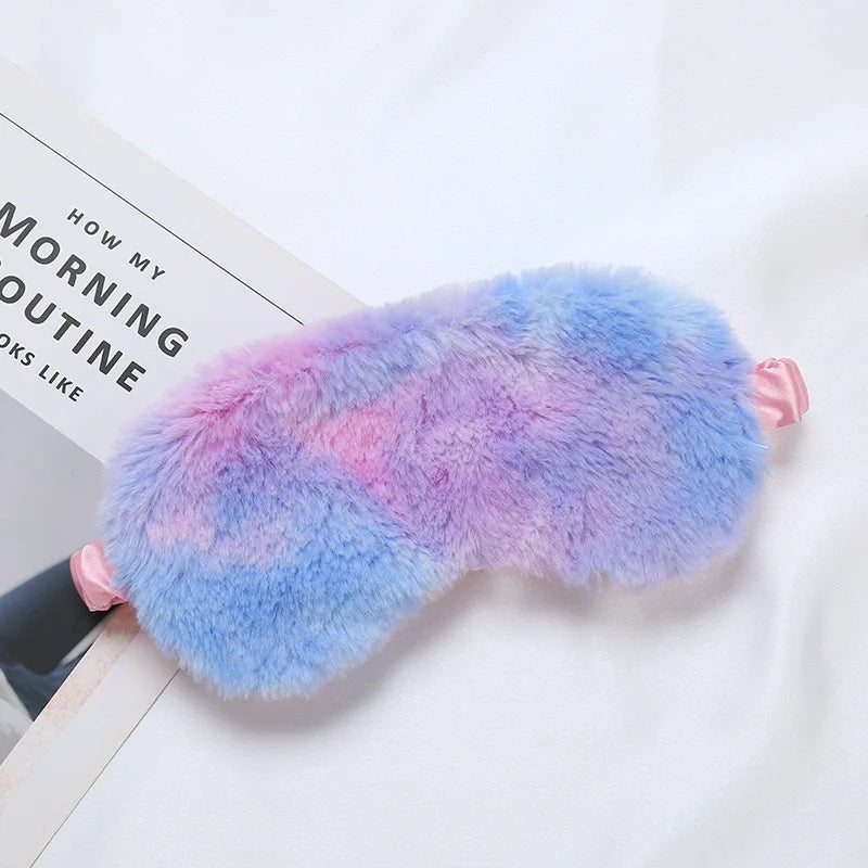 DreamComfort | Flauschiger Schlafmaske