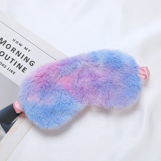 DreamComfort | Flauschiger Schlafmaske