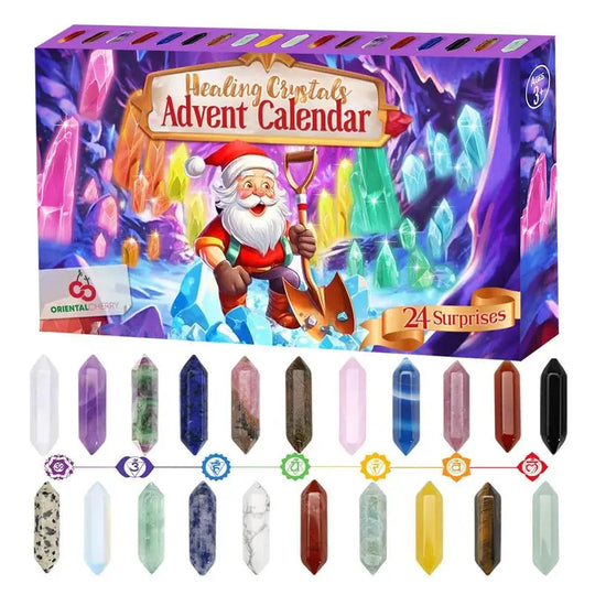 CrystalJoy | Adventskalender 2025 – 24 Einzigartige Kristalle täglich