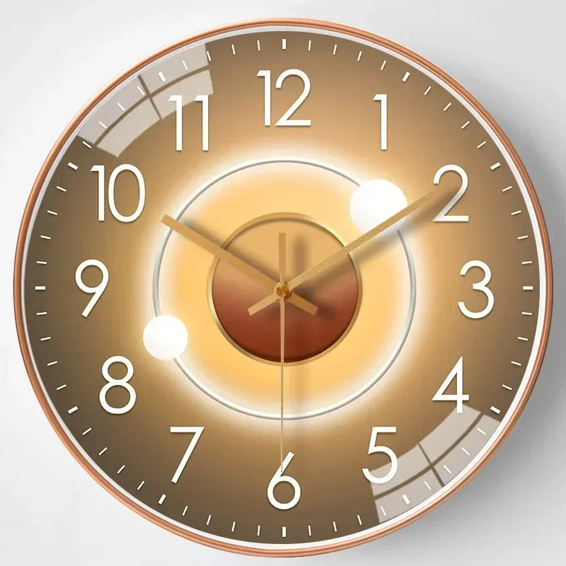 SilentTime | Digitale Wanduhr – 8 Zoll Display & Batteriebetrieben