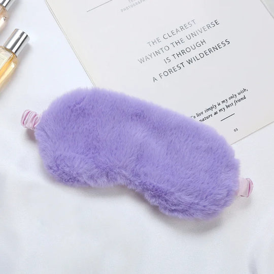 DreamComfort | Flauschiger Schlafmaske