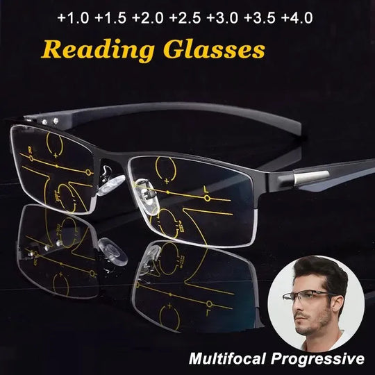 LookRay | Lesebrille mit progressiven & fototropen Gläsern