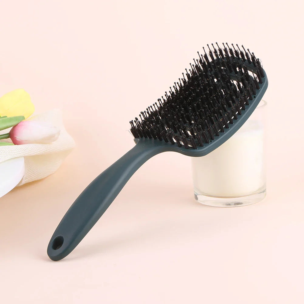 TangleFree | Nylonbürster Frizzentferner Bürste für gewölbtes Styling