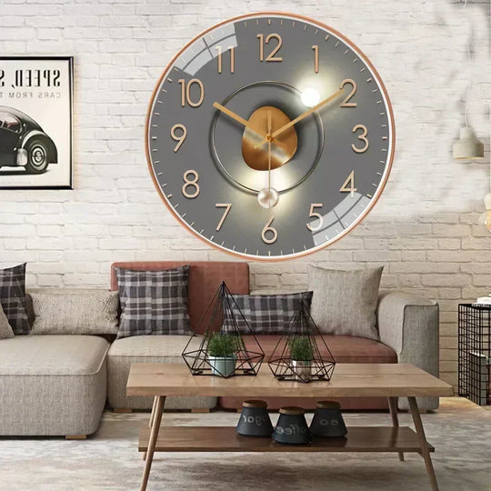 SilentTime | Digitale Wanduhr – 8 Zoll Display & Batteriebetrieben