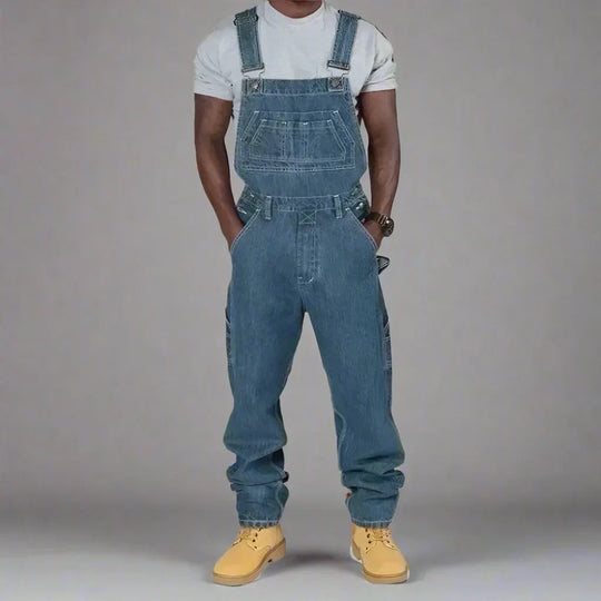 Darren | Herren Denim Overall – Moderner Streetwear Look
