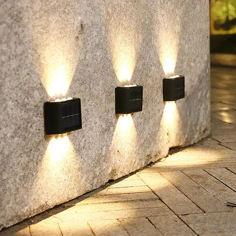 SolarFlare | Solarbetriebene Außenwandleuchte