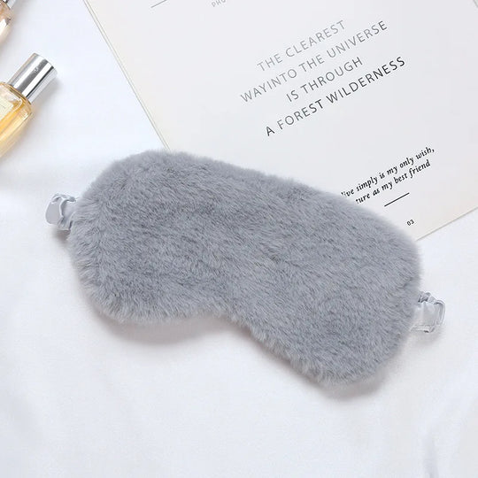 DreamComfort | Flauschiger Schlafmaske