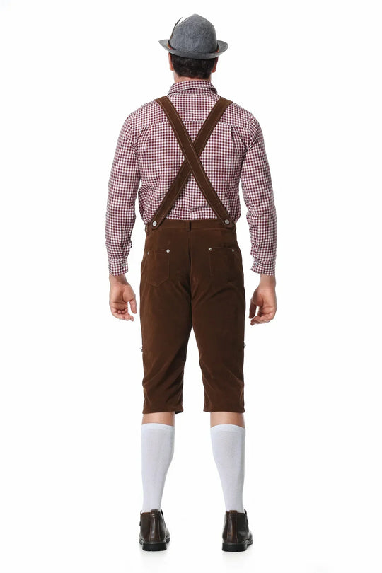 Bergkönig | Herren-Oktoberfestset mit Lederhose, Hemd & Hut