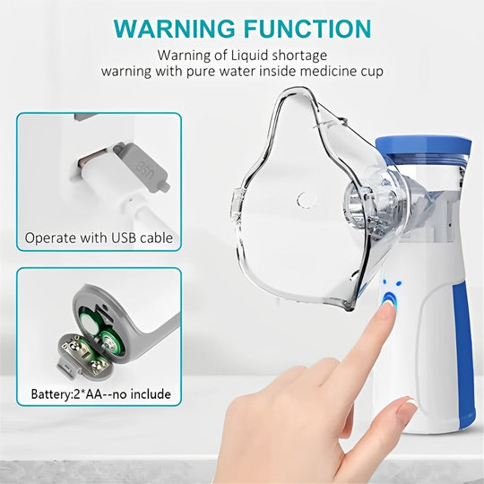 LungMate | Tragbarer Mini-Netz-Nebulizer für Erwachsene und Kinder