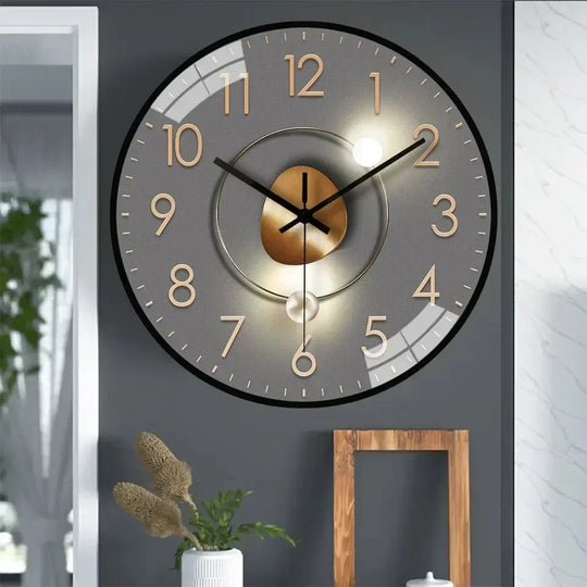 SilentTime | Digitale Wanduhr – 8 Zoll Display & Batteriebetrieben