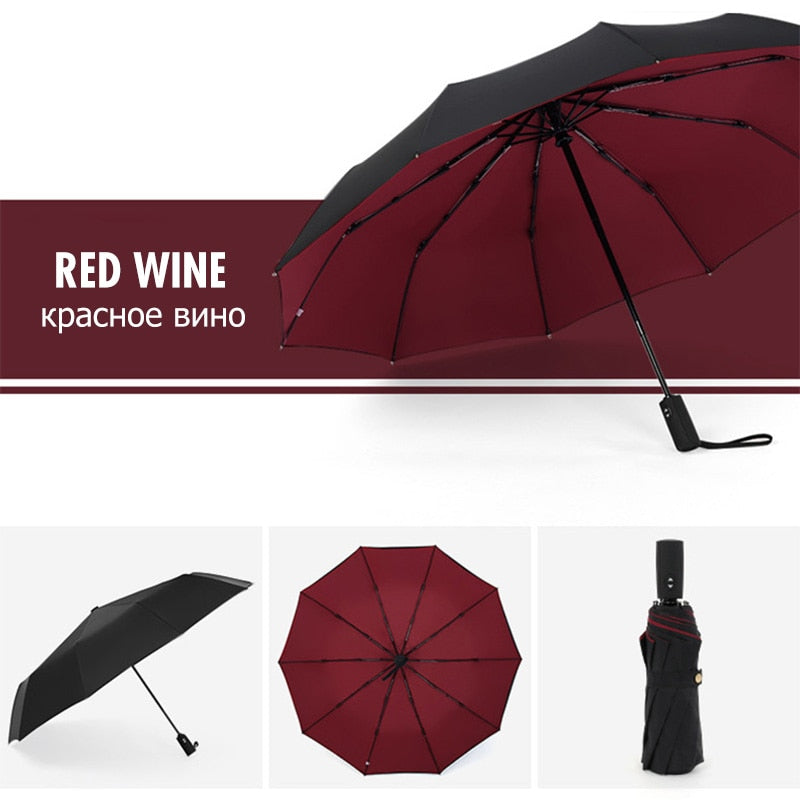 WindMate | Winddichter Regenschirm – Kompakter & Robuster Rahmen