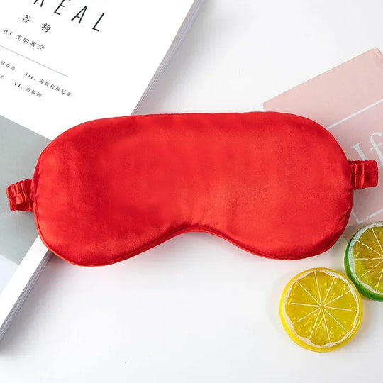 LushSleep | Schlafmaske mit Seidenrüschen