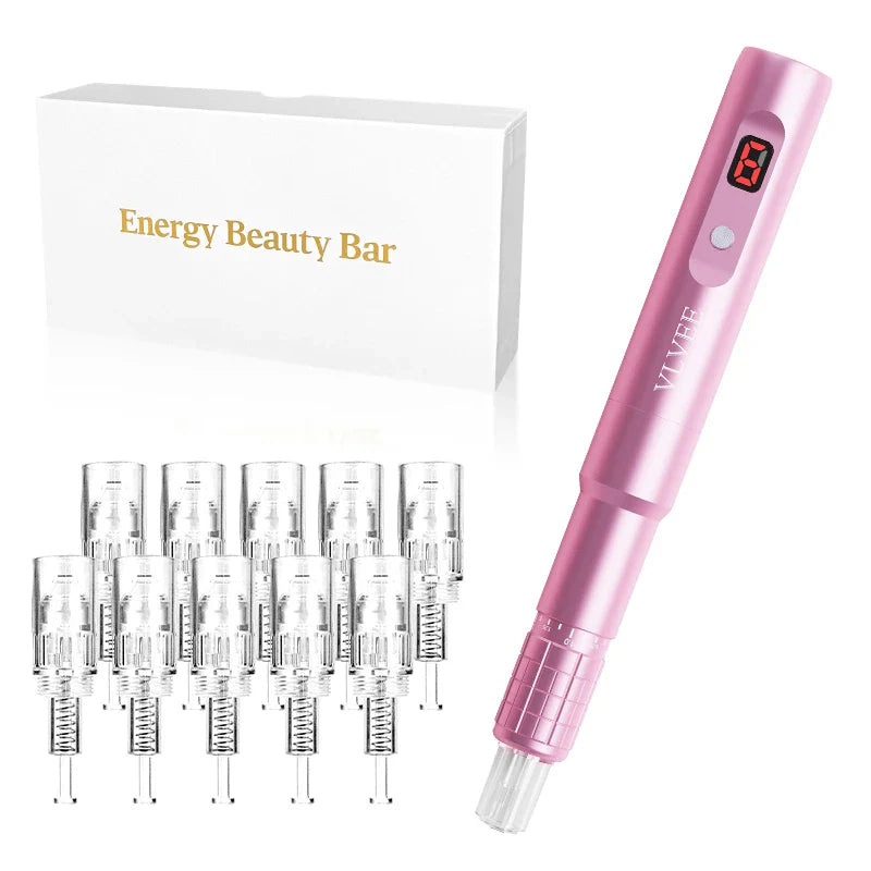 GlowPen Pro | Fortschrittliches Nano-Hautpflegegerät mit 10 Kartuschen
