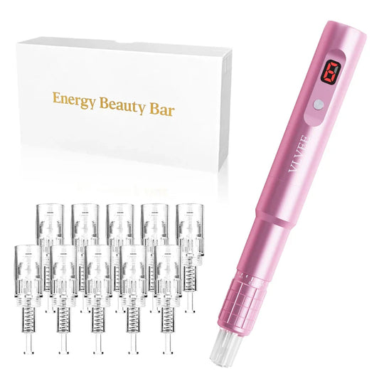 GlowPen Pro | Fortschrittliches Nano-Hautpflegegerät mit 10 Kartuschen