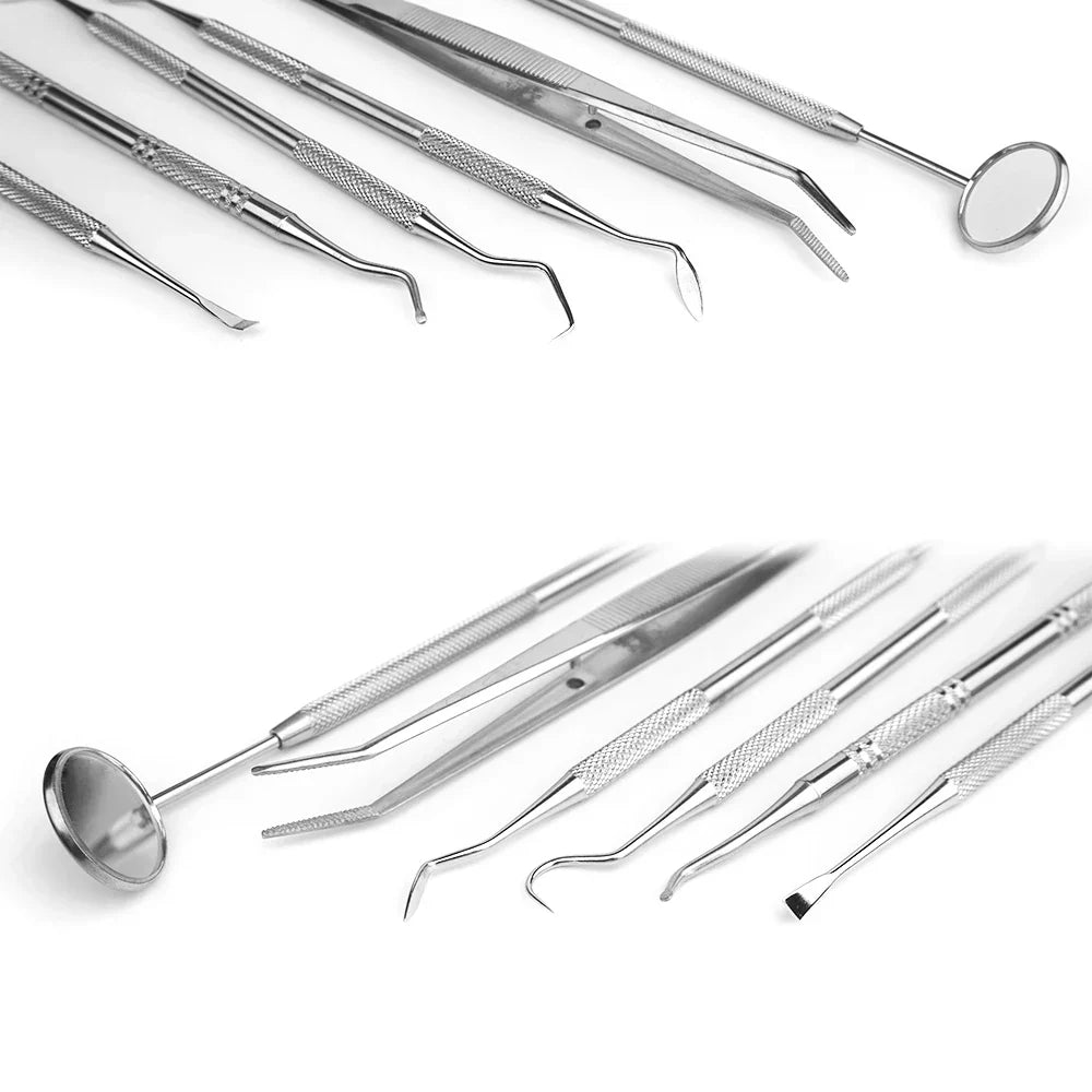 PureDent | 6-teiliges Mundpflege- und Plaqueentferner-Set