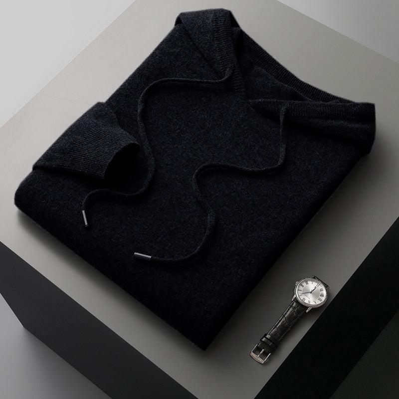 Lumière | Herren Hoodie – Eleganter Merinowolle Stil und Komfort 4