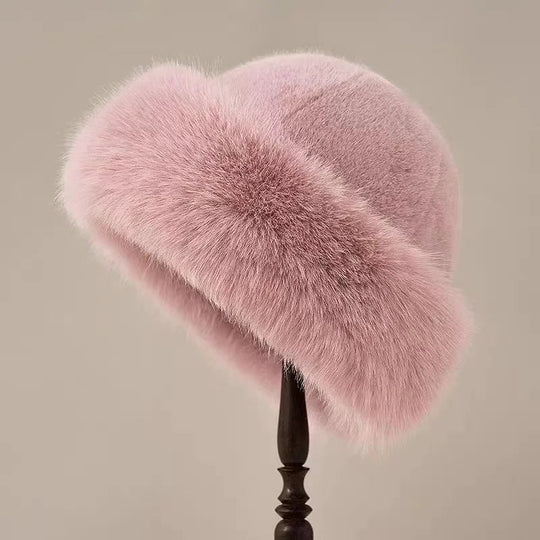 FurLuxe | Plüsch-Fellmütze – Dicke warme Fütterung & schicker Winterstil