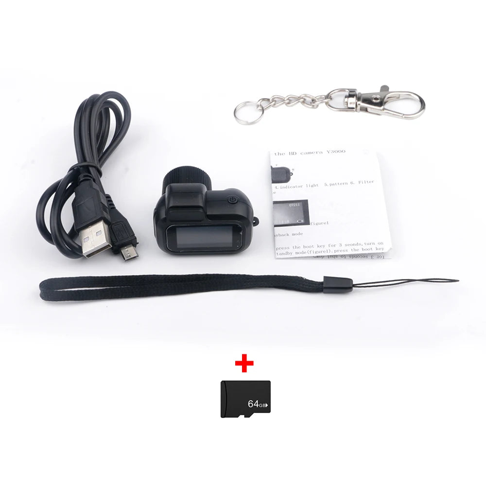 CamPix | Mini-Kamera mit 200mAh Akku & SD-Kartenaufnahme