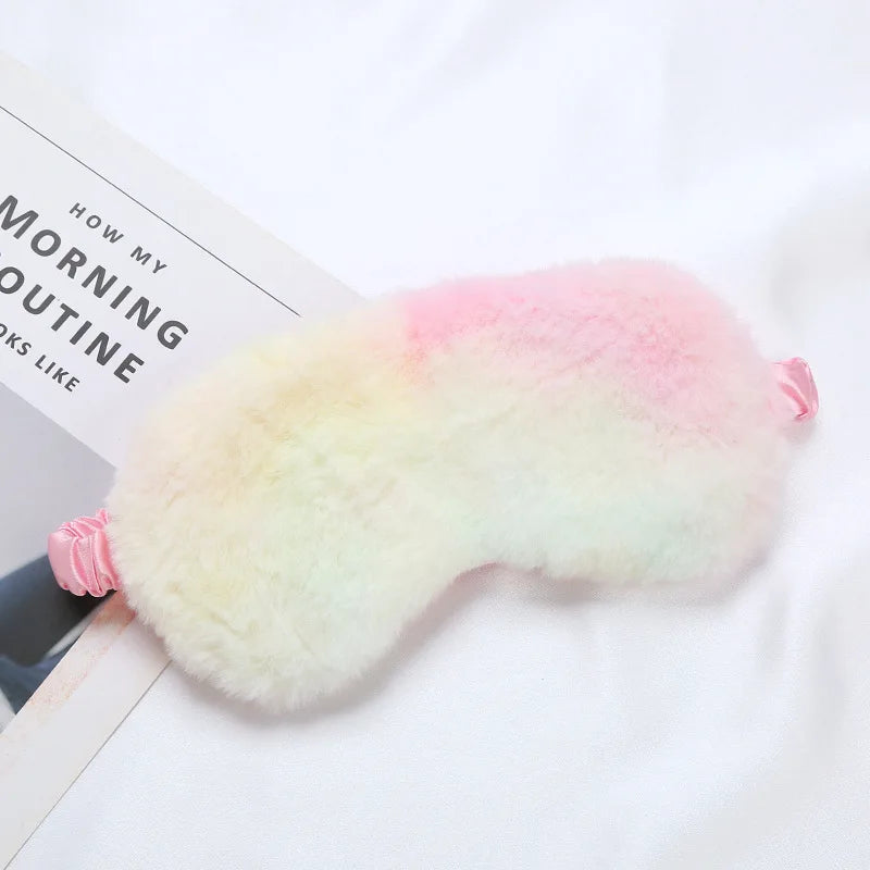 DreamComfort | Flauschiger Schlafmaske