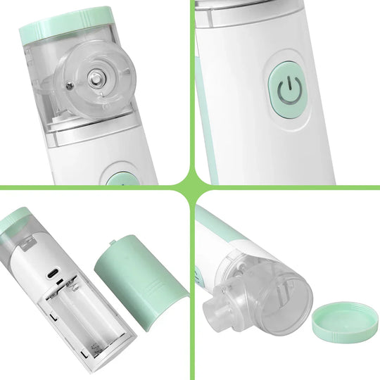 BreatheEase | Tragbares & Premium-Zerstäuber-Set