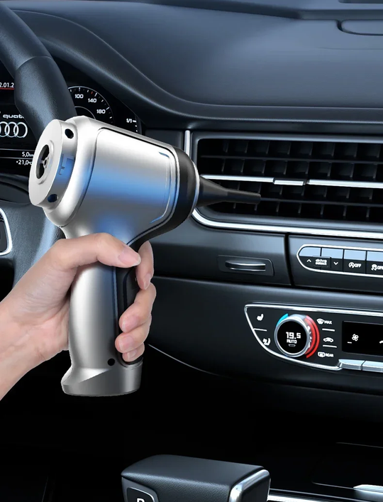 DustBlaster | Mächtigster kabelloser Auto-Staubsauger