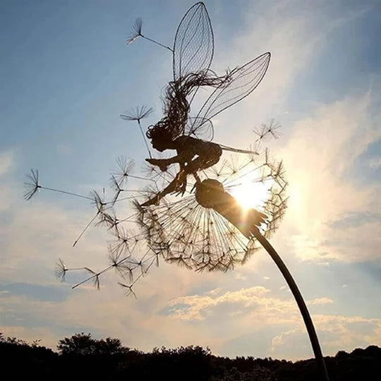 FairyBloom | Feenfigur – Feine Drahtdetails & Für den Außenbereich geeignet