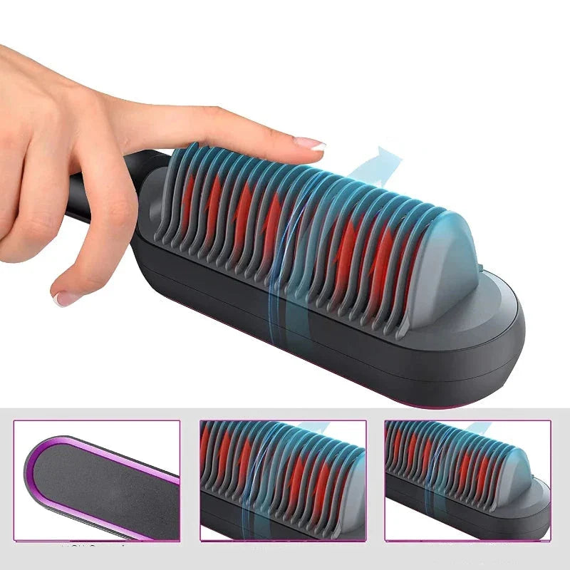 WavePro | 2-in-1 Glätte- und Lockenbürste