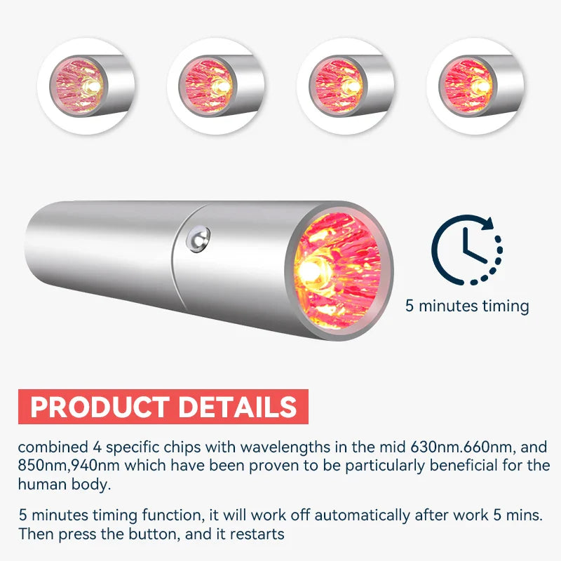 AcneHeal | LED-Rotlichttherapie-Stift