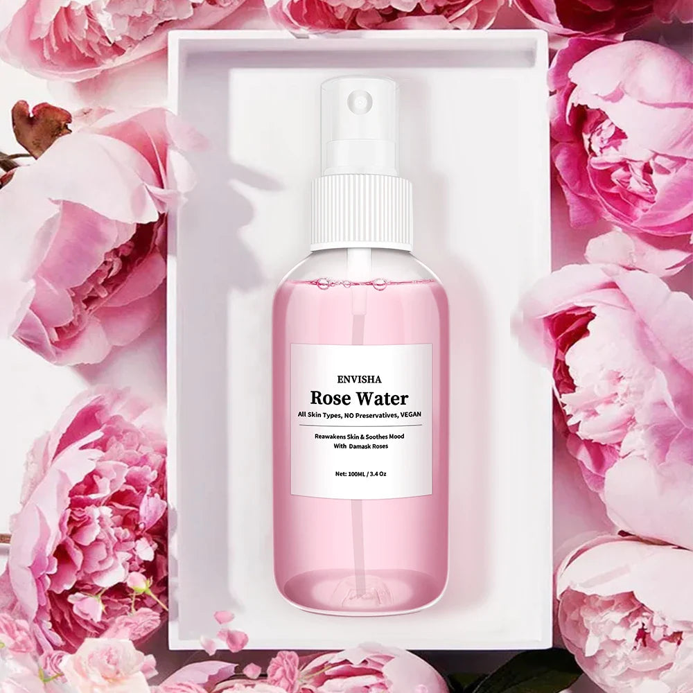 FloralDew | Belebendes Rosenwasser-Serum für Weiche, Elastische Haut