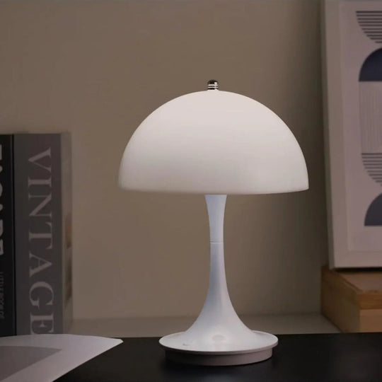 NordicLume | Pilzlampe LED Tischlampe mit Akku & kabellosem Design für Zuhause