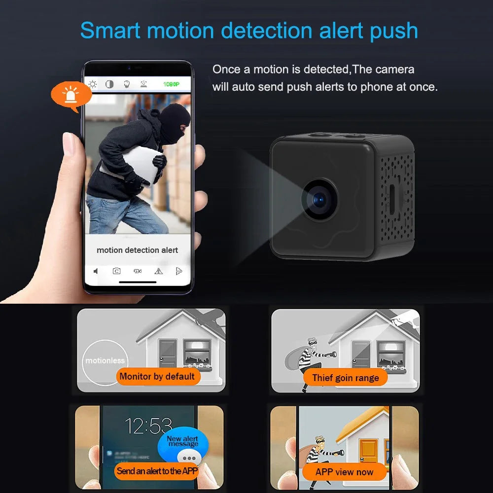 CamDot | Kabellose Smart-Kamera mit 128 GB SD-Kartensupport